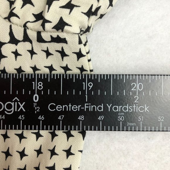 CAbi Women's Size Small #931 Coupe Black White Print Short Sleeve Bomber Jacket - Picture 6 of 12